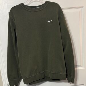 Nike Men's Olive Crewneck Sweater